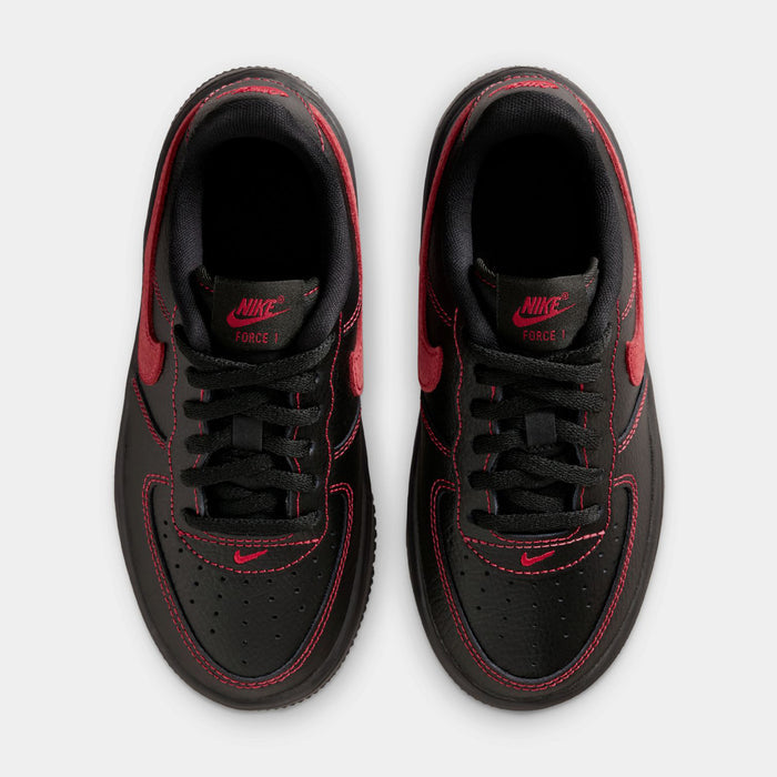 Air Force 1 Low LV8 3 Preschool Lifestyle Shoes (Black/Univetrsity Red/Black/Black)