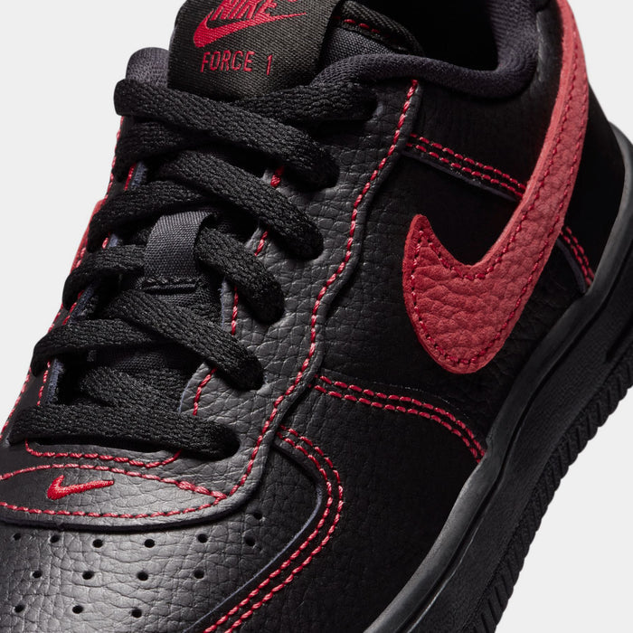 Air Force 1 Low LV8 3 Preschool Lifestyle Shoes (Black/Univetrsity Red/Black/Black)