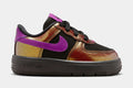Air Force 1 Low LV8 Infant Toddler Lifestyle Shoes (Black/Bold Berry)