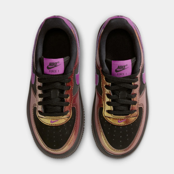 Air Force 1 Low LV8 Preschool Lifestyle Shoes (Black/Bold Berry)