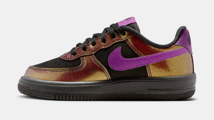Air Force 1 Low LV8 Preschool Lifestyle Shoes (Black/Bold Berry)