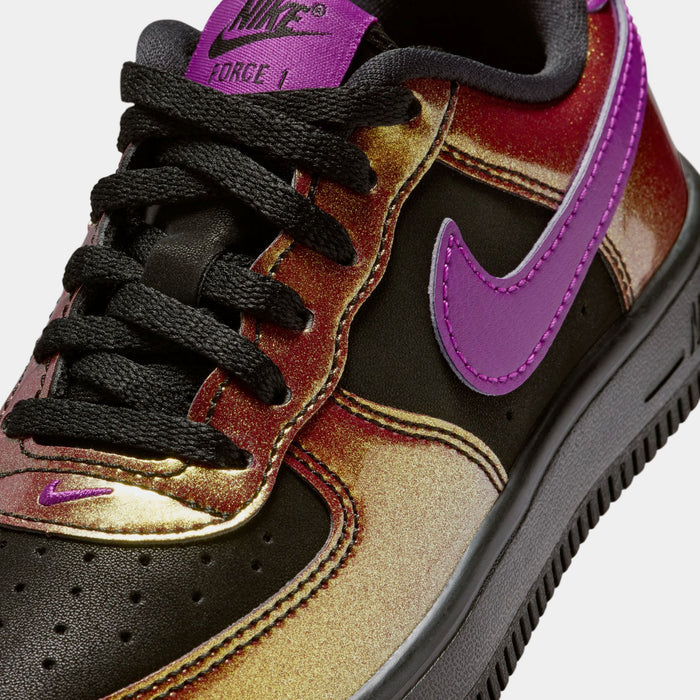 Air Force 1 Low LV8 Preschool Lifestyle Shoes (Black/Bold Berry)