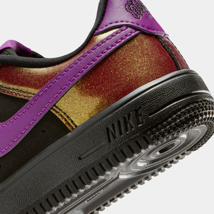 Air Force 1 Low LV8 Preschool Lifestyle Shoes (Black/Bold Berry)