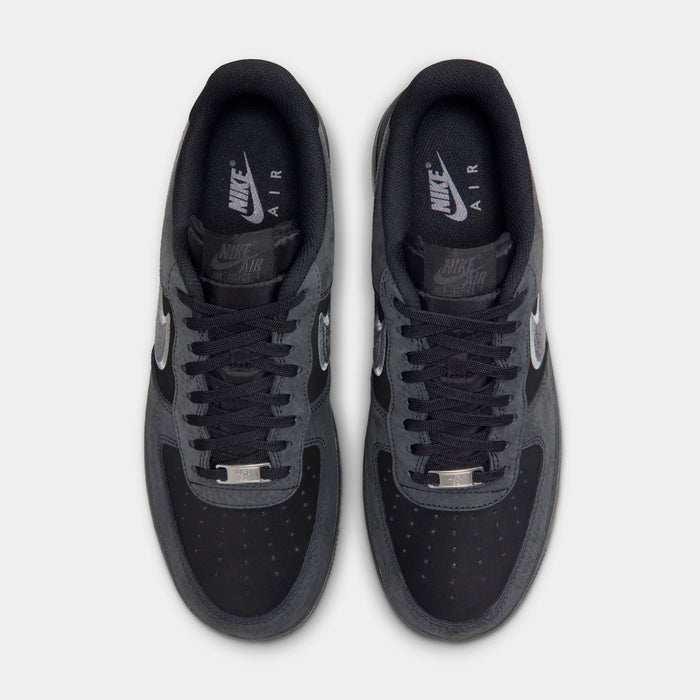 Air Force 1 Low Mens Lifestyle Shoes (Black/Smoke Grey/Dark Smoke Grey)