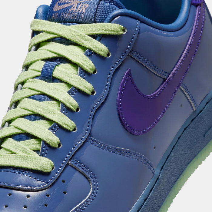 Air Force 1 Low Patent Mens Lifestyle Shoes (Mystic Navy/Grape Ice/Light Violet Ore)