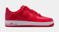Air Force 1 Low Patent Mens Lifestyle Shoes (University Red/Light Crimson/White)