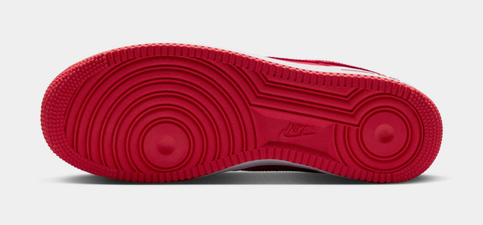 Air Force 1 Low Patent Mens Lifestyle Shoes (University Red/Light Crimson/White)