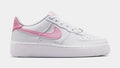 Air Force 1 Low Preschool Lifestyle Shoes (White/Pink Rise)
