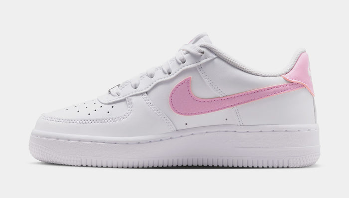 Air Force 1 Low Preschool Lifestyle Shoes (White/Pink Rise)