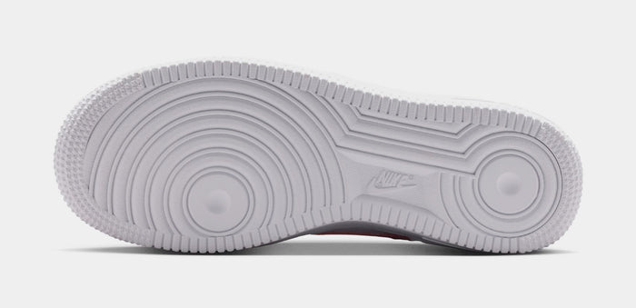 Air Force 1 Low Preschool Lifestyle Shoes (White/Pink Rise)