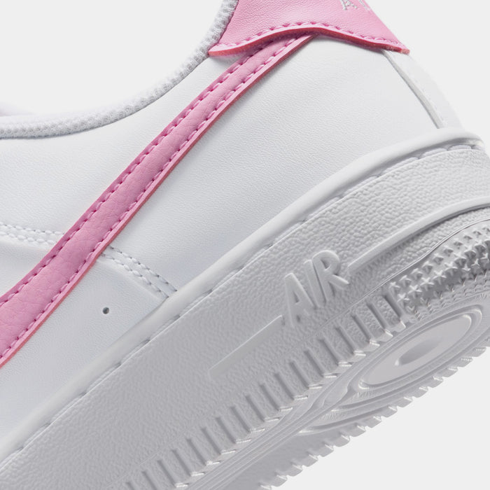Air Force 1 Low Preschool Lifestyle Shoes (White/Pink Rise)