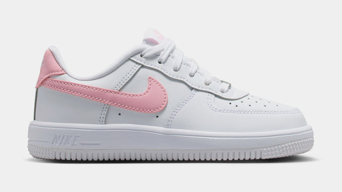 Air Force 1 Low Preschool Lifestyle Shoes (White/Pink)