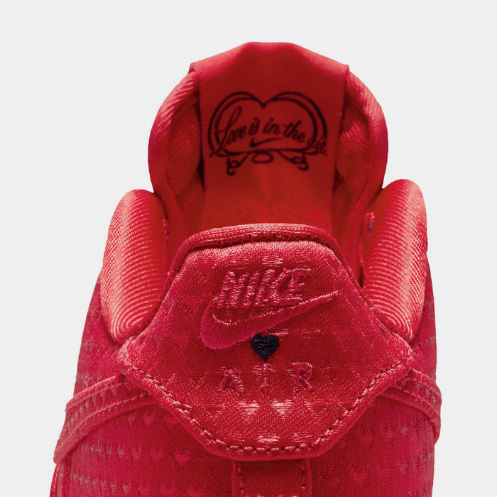 Air Force 1 Low Valentines Day Grade School Lifestyle Shoes (University Red/University Red/Black)