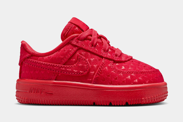 Air Force 1 Low Valentines Day Infant Toddler Lifestyle Shoes (University Red/University Red/Black)