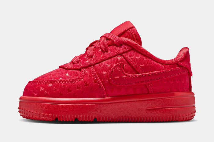 Air Force 1 Low Valentines Day Infant Toddler Lifestyle Shoes (University Red/University Red/Black)