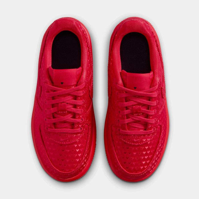 Air Force 1 Low Valentines Day Preschool Lifestyle Shoes (University Red/University Red/Black)