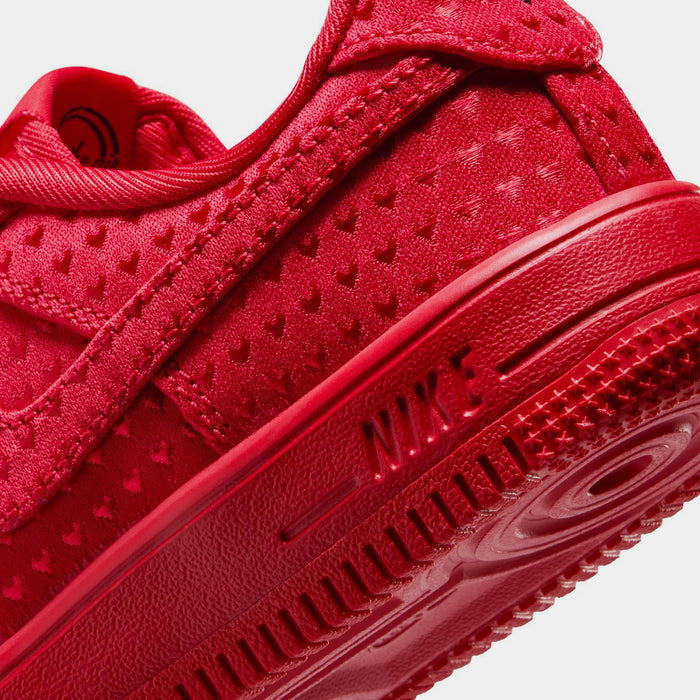 Air Force 1 Low Valentines Day Preschool Lifestyle Shoes (University Red/University Red/Black)