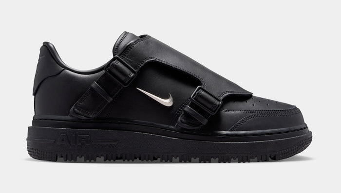 Air Force 1 Luxe Black Mens Lifestyle Shoes (Black/Anthracite/Metallic Silver)