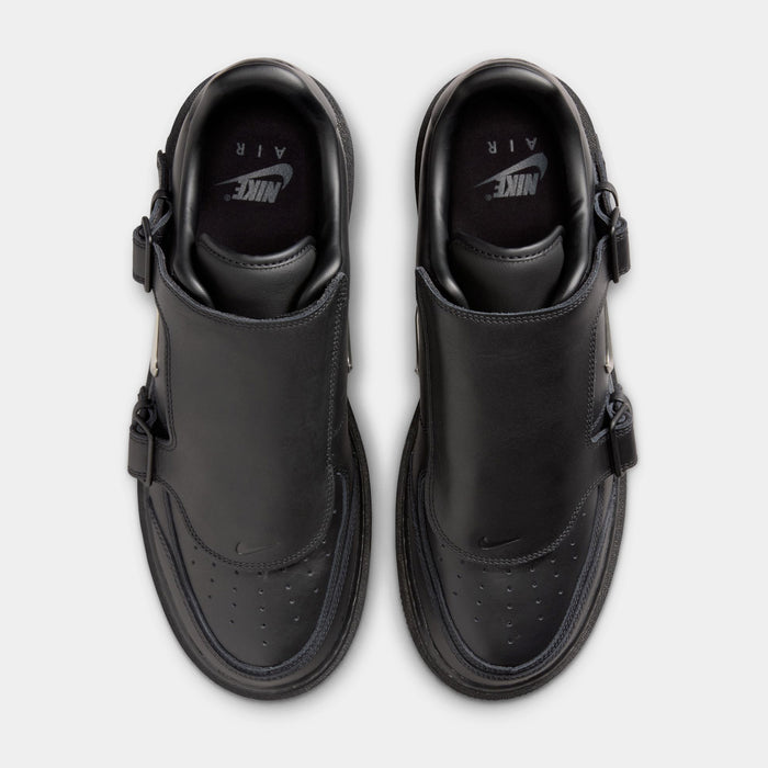 Air Force 1 Luxe Black Mens Lifestyle Shoes (Black/Anthracite/Metallic Silver)