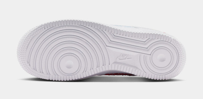 Air Force 1 LV8 3 Grade School Lifestyle Shoes (White)