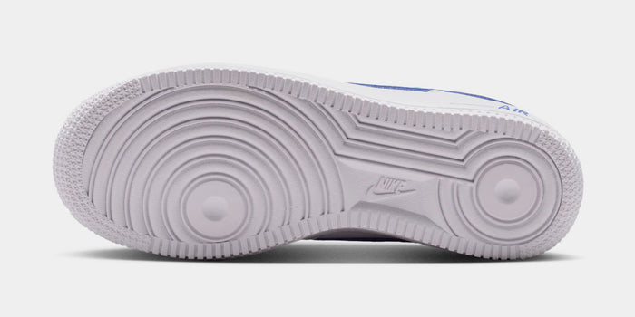 Air Force 1 Tech Essential Grade School Lifestyle Shoes (White/Game Royal)