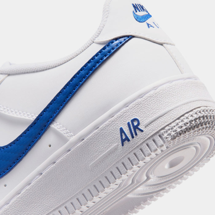 Air Force 1 Tech Essential Grade School Lifestyle Shoes (White/Game Royal)