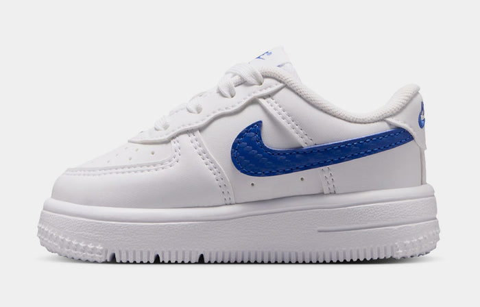 Air Force 1 Tech Essentials Infant Toddler Lifestyle Shoes (White/Game Royal)