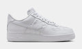 Air Force 1 White Stars Mens Lifestyle Shoes (White/White/Metallic Silver)