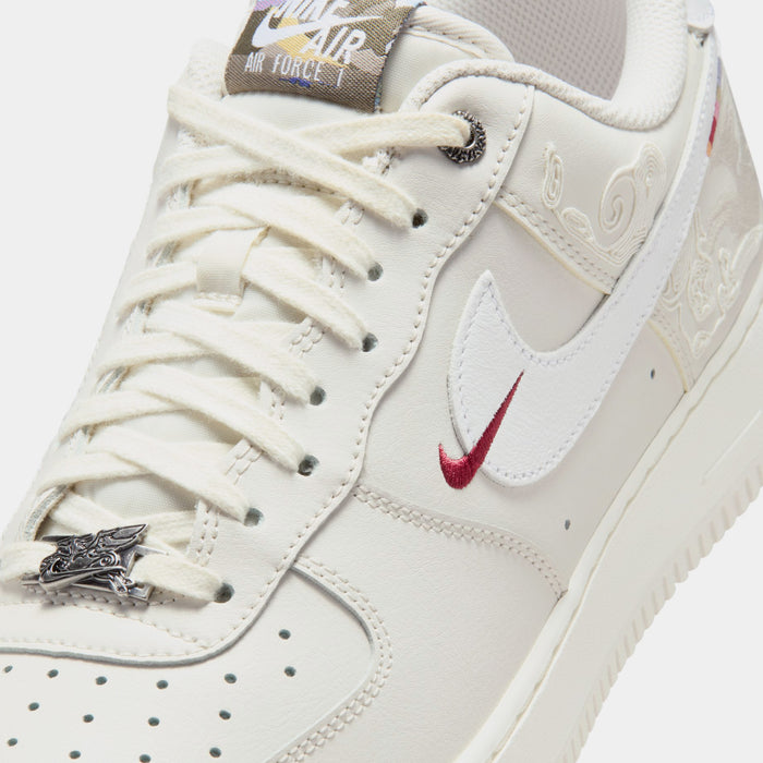 Air Force 1'07 Low Lunar New Year Mens Lifestyle Shoes (Phantom/Sail/White)