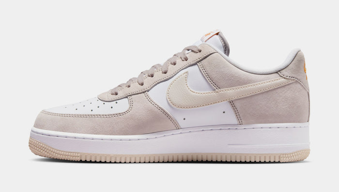 Air Force 1'07 Mens Lifestyle Shoes (College Grey/Light Orewood Brown/White)