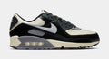 Air Max 90 Coconut Milk And Black Mens Lifestyle Shoes (Sail/Light Smoke Grey/Black/Anthracite)