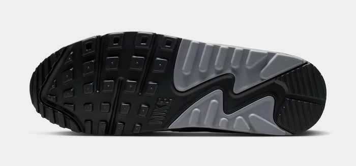 Air Max 90 Coconut Milk And Black Mens Lifestyle Shoes (Sail/Light Smoke Grey/Black/Anthracite)