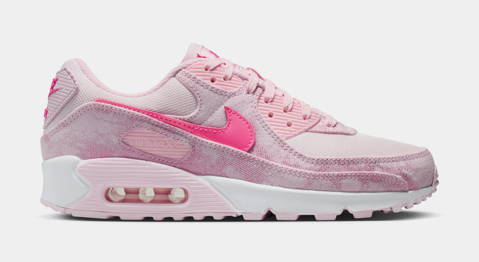 Air Max 90 Denim Womens Running Shoes (Pink Foam/Pinksicle/Pearl Pink/White)