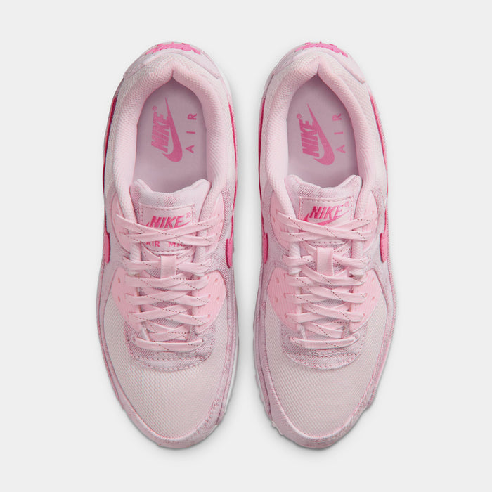 Air Max 90 Denim Womens Running Shoes (Pink Foam/Pinksicle/Pearl Pink/White)