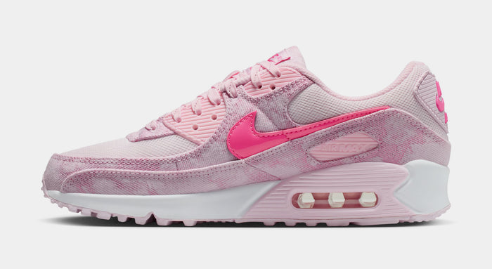 Air Max 90 Denim Womens Running Shoes (Pink Foam/Pinksicle/Pearl Pink/White)