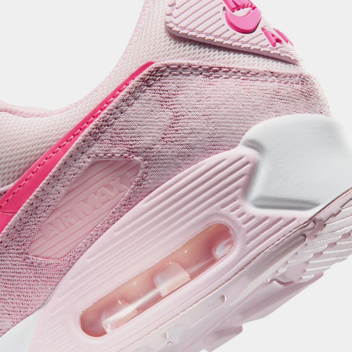 Air Max 90 Denim Womens Running Shoes (Pink Foam/Pinksicle/Pearl Pink/White)