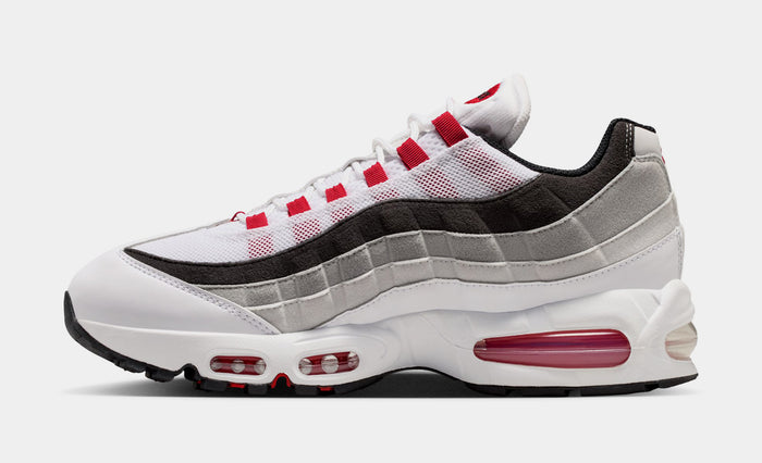 Air Max 95 Big Bubble Comet Red Mens Running Shoes (White/Comet Red/Nuetral Grey/Medium Grey/Black)