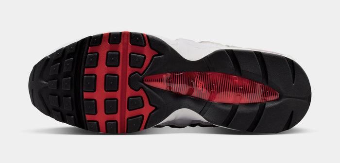 Air Max 95 Big Bubble Comet Red Mens Running Shoes (White/Comet Red/Nuetral Grey/Medium Grey/Black)