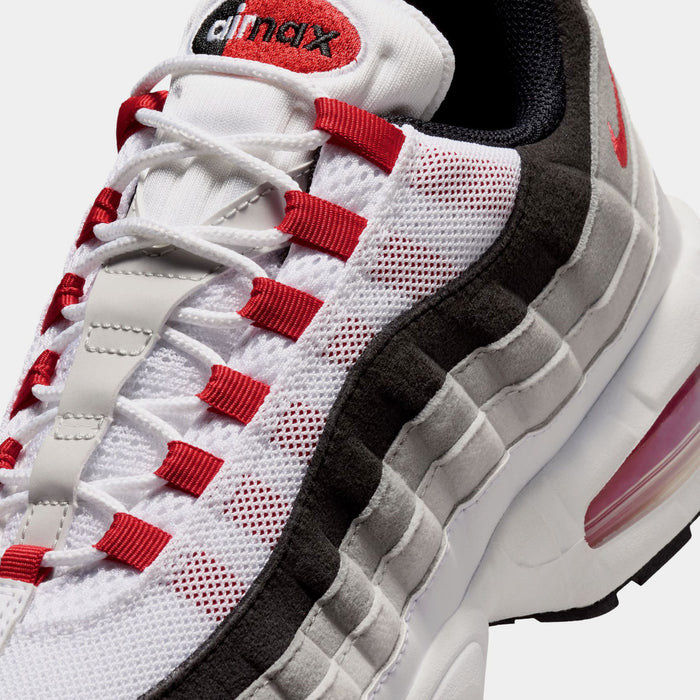 Air Max 95 Big Bubble Comet Red Mens Running Shoes (White/Comet Red/Nuetral Grey/Medium Grey/Black)