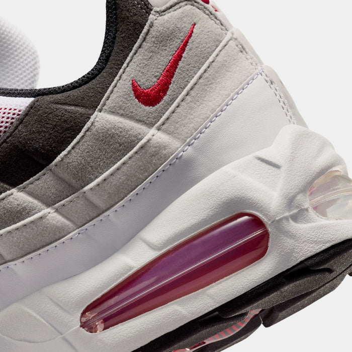 Air Max 95 Big Bubble Comet Red Mens Running Shoes (White/Comet Red/Nuetral Grey/Medium Grey/Black)