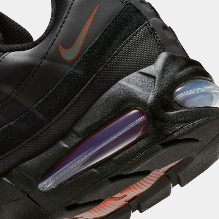 Air Max 95 Big Bubble Mens Running Shoes (Black/Smoke Grey/Univertsity Red/White)
