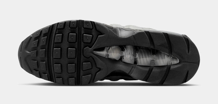 Air Max 95 Big Bubble Mens Running Shoes (Metallic Silver/Black/Black)