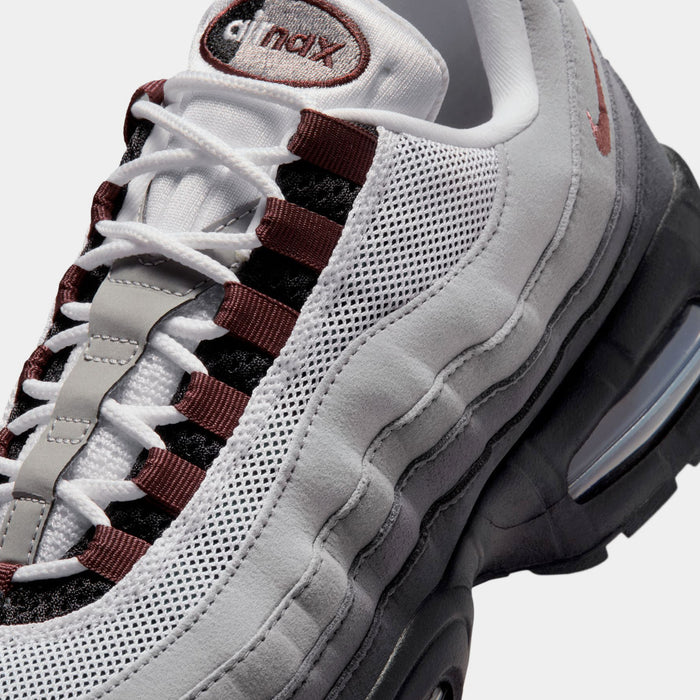 Air Max 95 Big Bubble Womens Running Shoes (Black/Fauna Brown/White/Medium Grey)