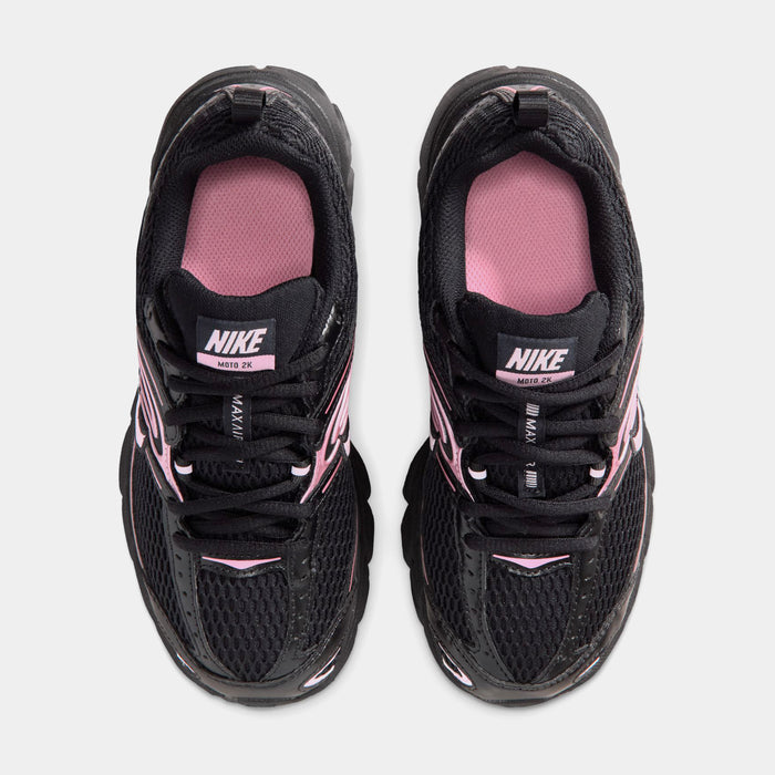 Air Max Moto 2K Grade School Running Shoes (Black/Pink Foam/Pink Rise)