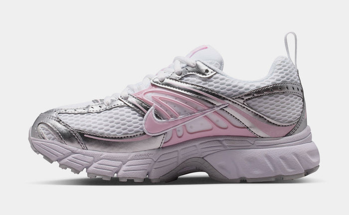 Air Max Moto 2K Grade School Running Shoes (White/Pink Foam/Pure Platinum)