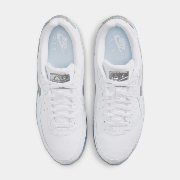 Air Max Terrascape 90 Mens Running Shoes (White/Chrome/Blue Tint/Pure Platinum)