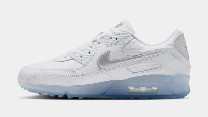 Air Max Terrascape 90 Mens Running Shoes (White/Chrome/Blue Tint/Pure Platinum)