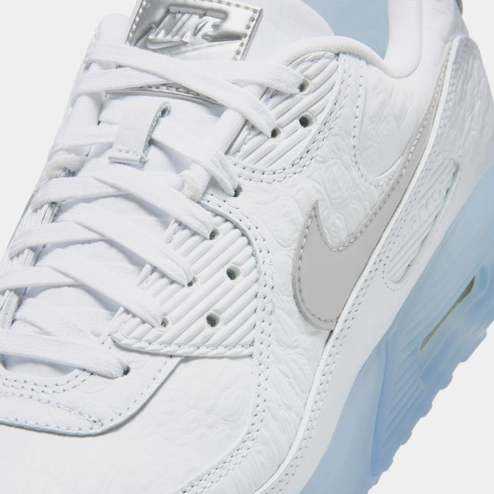 Air Max Terrascape 90 Mens Running Shoes (White/Chrome/Blue Tint/Pure Platinum)