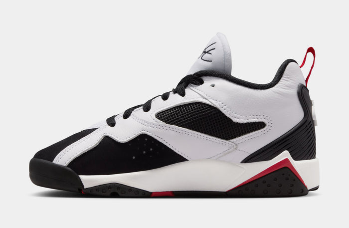 Air Jordan MVP 92 Grade School Basketball Shoes (White/Gym Red/Black)