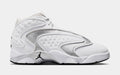 Air Jordan OG Womens Lifestyle Shoes (White/Metallic Silver/Black)